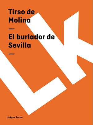 cover image of El burlador de Sevilla